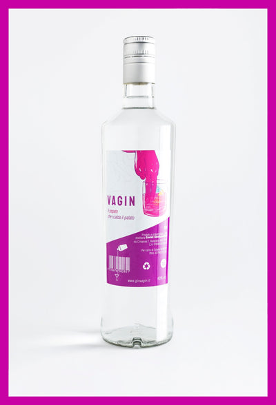 Etichetta bottiglia gin Vagin